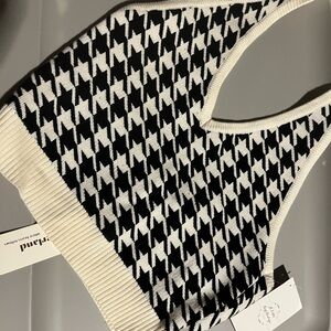 NWT halter houndstooth great for Alabama game days!